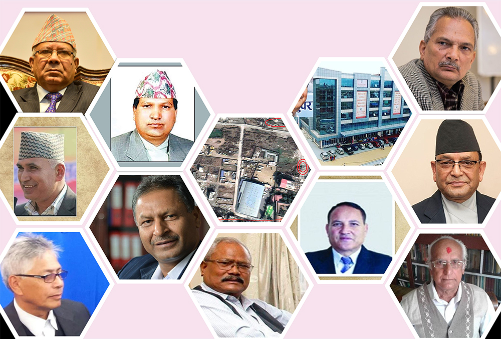 NepalLive1's tweet photo. तत्कालीन प्रधानमन्त्रीदेखि भूमाफियासम्मको बयान  
ललिता निवास प्रकरणमा अख्तियारसमक्ष कसले के भने?
https://t.co/x1dnhFSAE2 https://t.co/JHtOg1rFk5