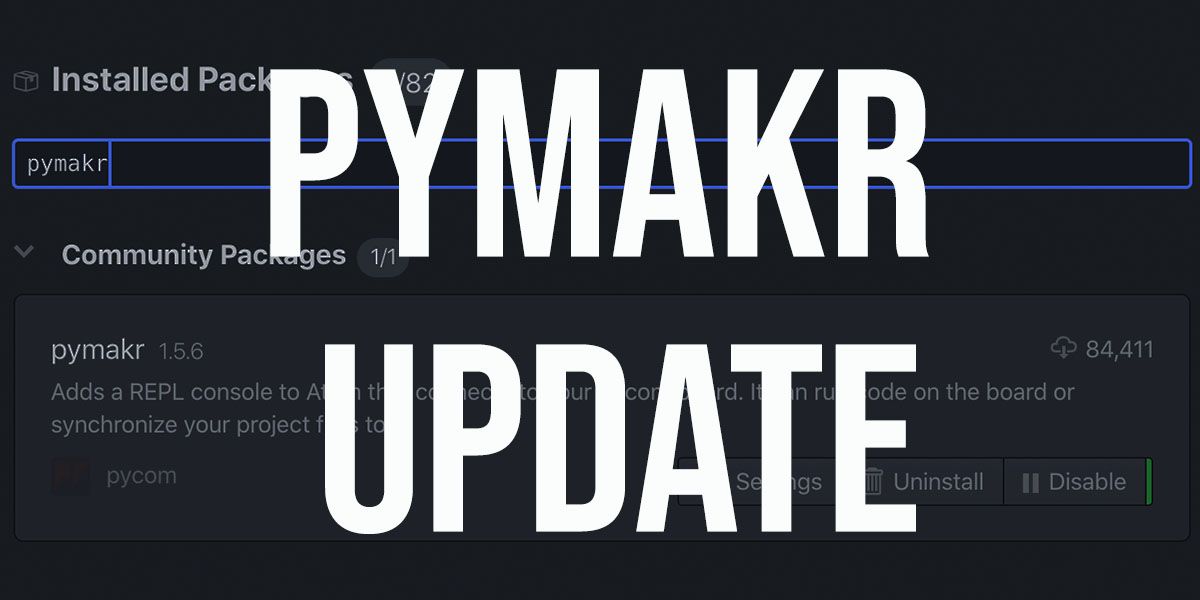 SGWirelessIoT's tweet image. What a Thursday! If you check out our #IDE plug-in, #Pymakr, you'll see that it has had a bit of a revamp! Head to our blog to read about what exactly that means...pycom.io/pymakrs-hit-re……… #LTE