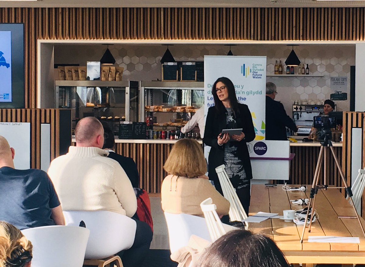 Good to hear from <a href="/Alwen_Williams/">A M Williams</a>  today in her new role heading up the @NorthWalesEAB at our event <a href="/M_SParc/">M-SParc</a> <a href="/MenterMon/">Menter Môn</a> <a href="/BITCCymru/">BITC Cymru</a> #smart #resilient #connected #northwales