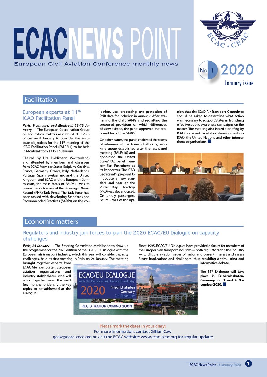 You can find out more about ECAC's January activities in the monthly News Point, out now! https://www.ecac-ceac.org/newspoint?p_p_id=CEACMagazine_WAR_CEACMagazineportlet&p_p_lifecycle=0&p_p_state=normal&p_p_mode=view&p_p_col_id=column-1&p_p_col_pos=2&p_p_col_count=3&_CEACMagazine_WAR_CEACMagazineportlet_docUrl=https%3A%2F%2Fwww.ecac-ceac.org%2Fdocuments%2F10189%2F37370%2F2020-NewsPoint-01.pdf%2Fbc5b8e8f-5aa3-45ca-9df8-670c6bfe1081%3Fversion%3D1.0%26previewFileIndex%3D …