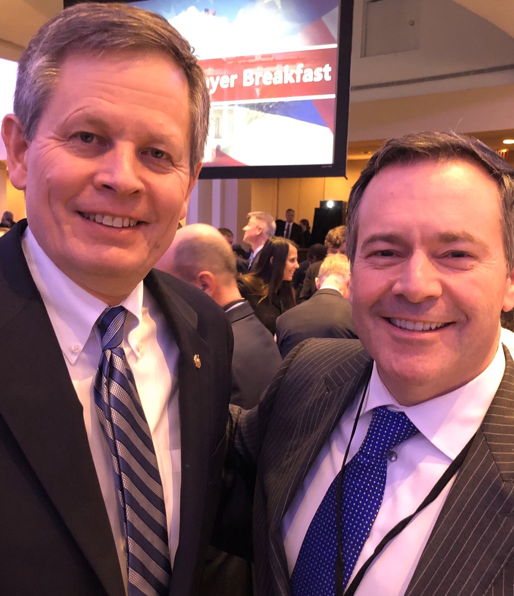 jkenney's tweet image. Great start to my DC trip, meeting Senators Ted Cruz (Texas), and Steve Daines (Montana) over breakfast.

I brought greetings to Sen. Cruz from his birthplace - Calgary!

Thanks to both Senators for being friends of Canada &amp;amp; big supporters of Keystone XL!