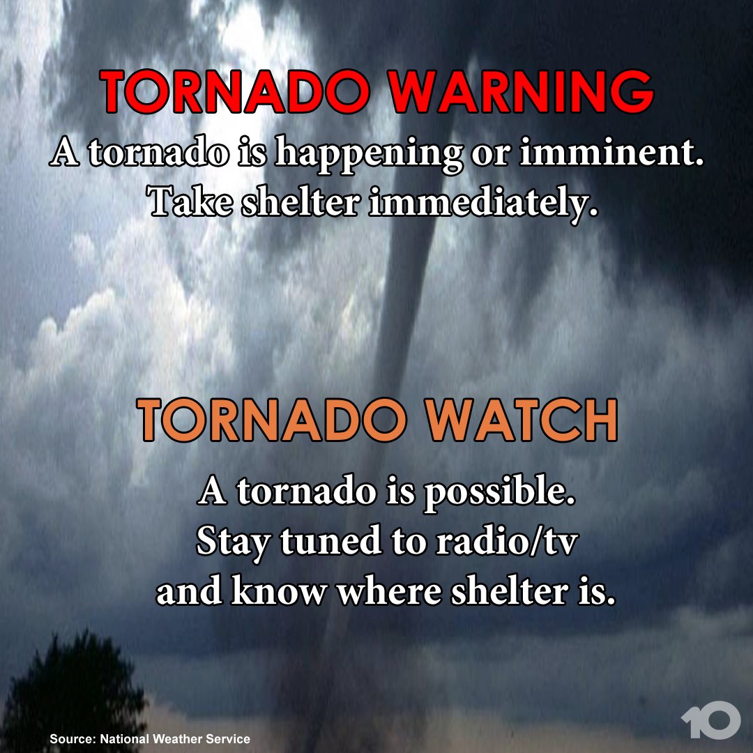 As we prepare for possible severe weather, know the difference between a "watch" and a "warning." Stay informed with WALB News 10 both on air and on line.