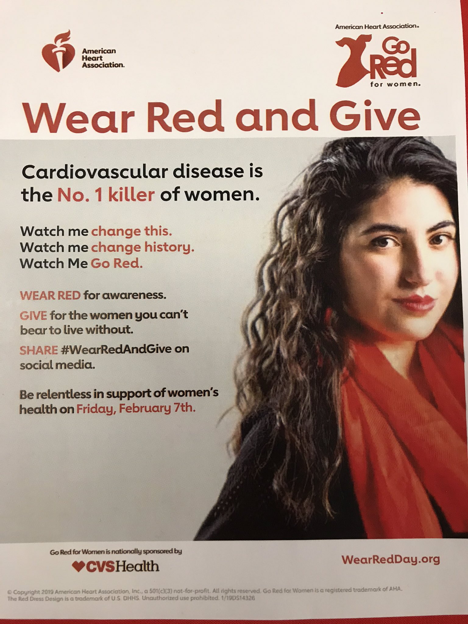 Go Red for Women Wear Red and Give