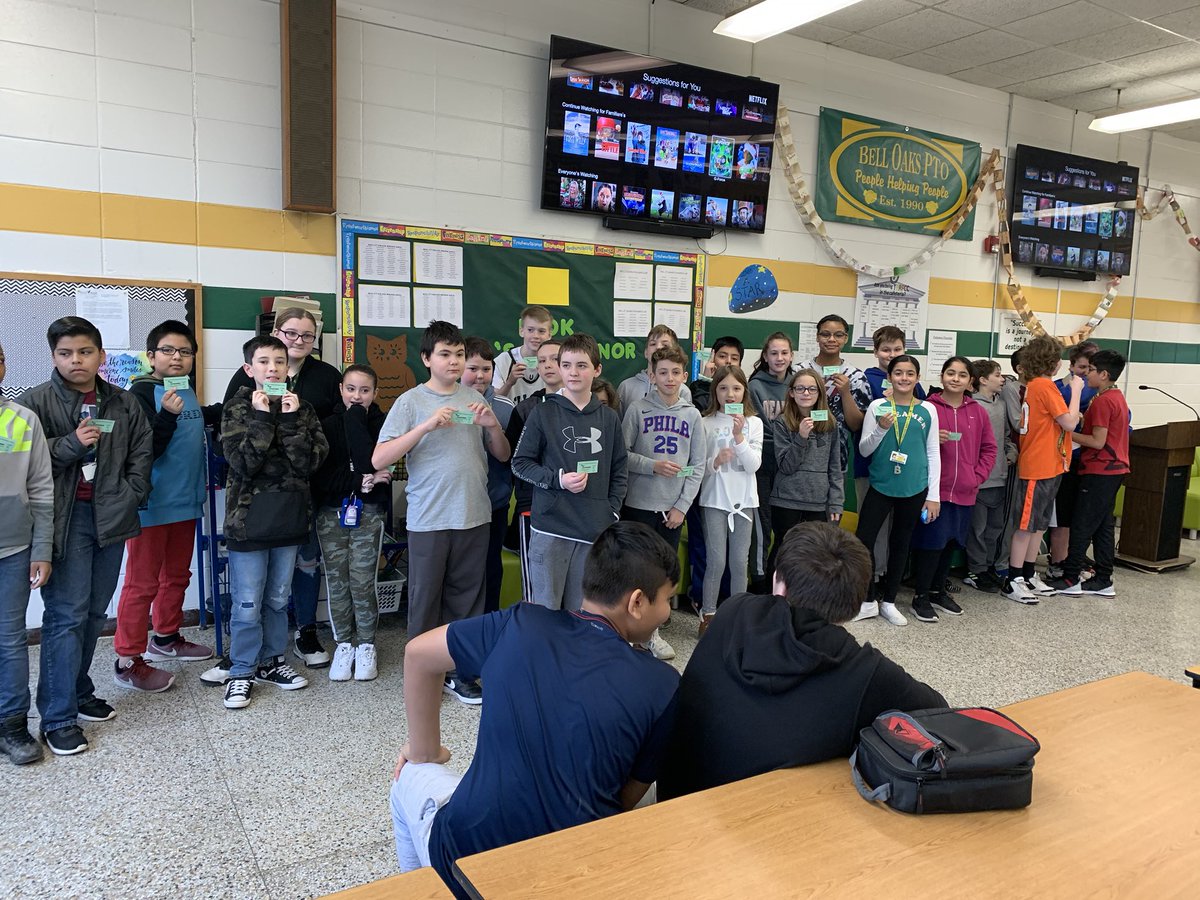 Grade 6 green card holders!