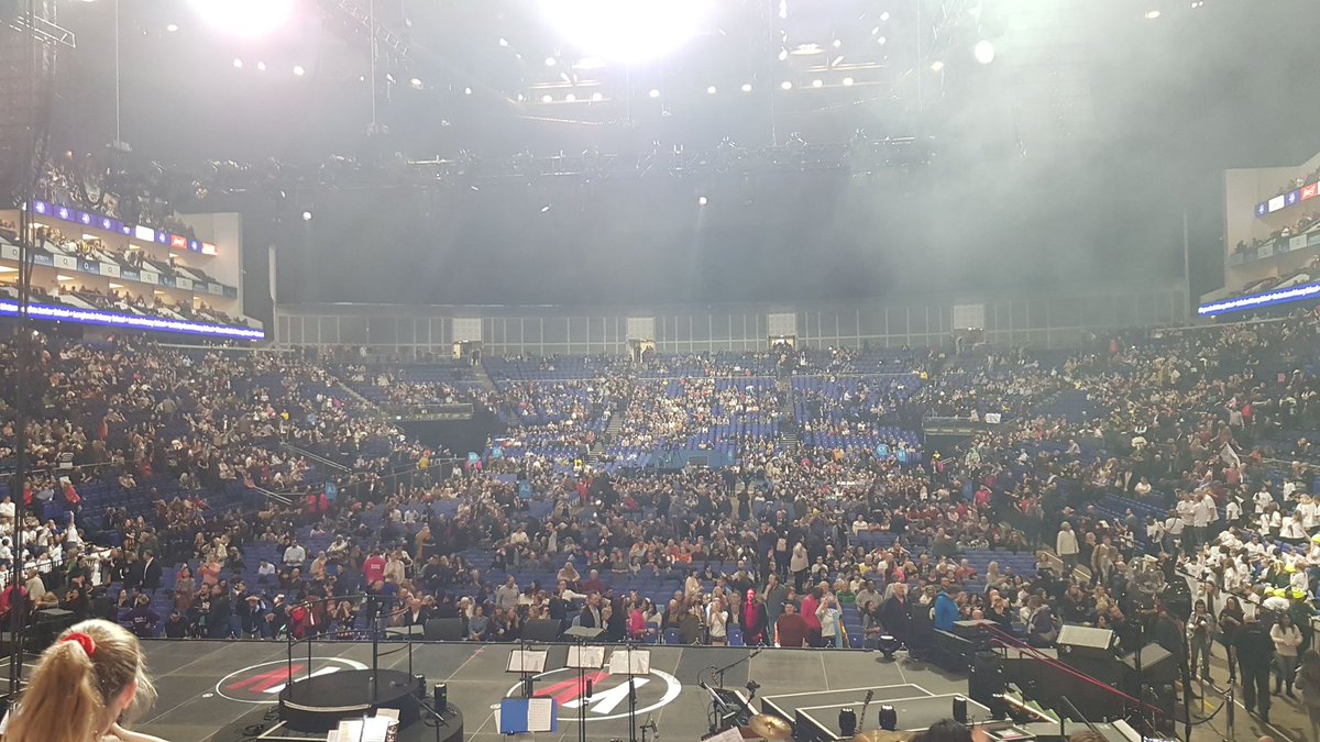 Audience starting to arrive for Young Voices 2020! We have some very excited children ready to perform!
