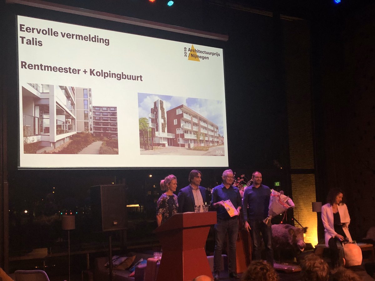 TalisTweet's tweet photo. We hebben een eervolle vermelding gekregen bij de Architectuur Prijs van @ACNijmegen! Voor het betrekken van bewoners. Dát is nou waar wij voor bestaan! Dank aan architecten @HoogteTwee en Pieter Oosterhout, en @HendriksBO en @Nijhuis_Bouw, en natuurlijk aan de bewoners zelf! https://t.co/KRCSSADhMZ