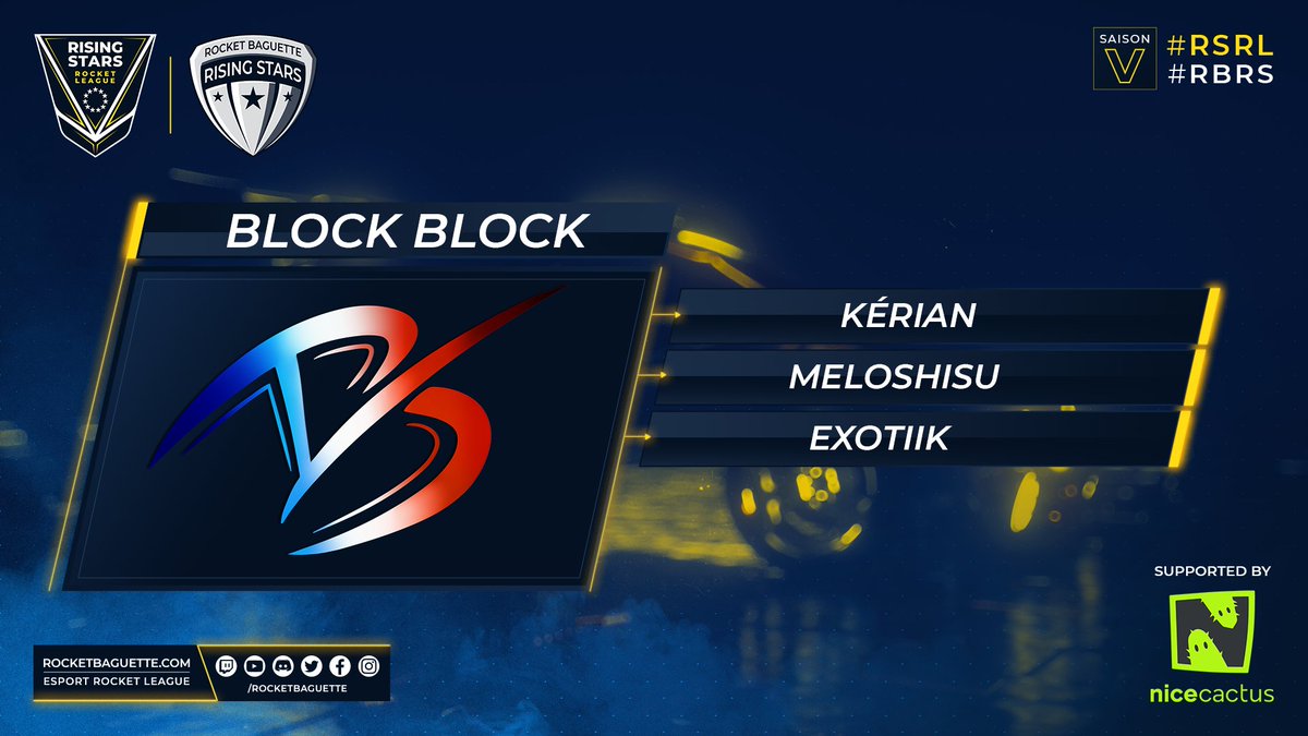 Et les Block Block qui suivent ! Ils seront bien là en Star League #RBRS !
