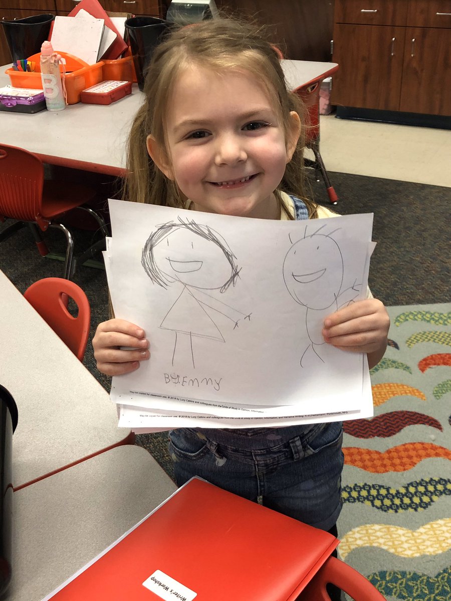 When kids are proud of their writing they shine from the inside out! #WeAreWriters #PowerOfWritersChoice