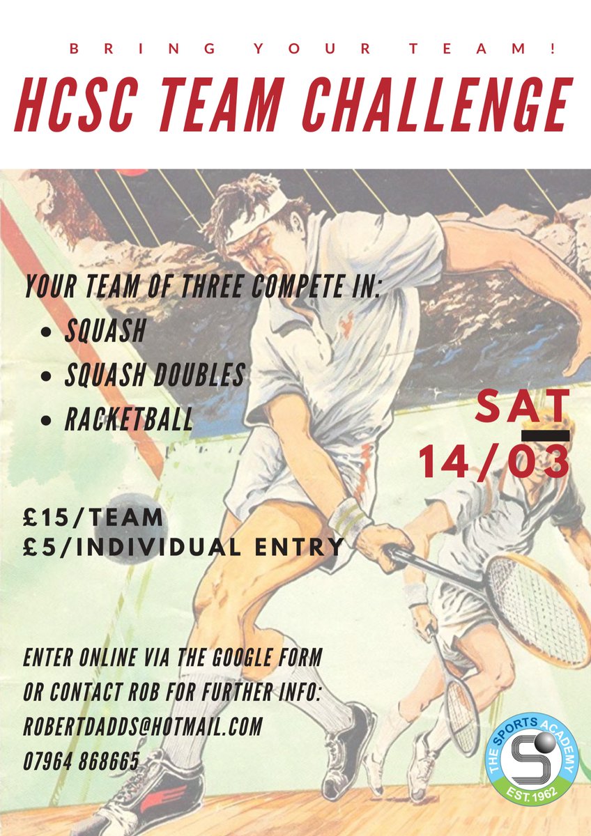 Hunts County Squash tweet media