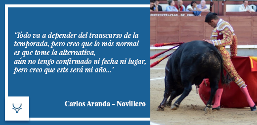 Mundotorocom's tweet photo. 🔴🎙 Carlos Aranda: a un paso de la alternativa

#ENTREVISTA #Noticiasdetoros #Noticiastaurinas #Tauromaquia #TambienSoyCultura

¡Léela aquí! : 
👉🏼https://t.co/d3jlYmMujU https://t.co/w30GHBC7tH