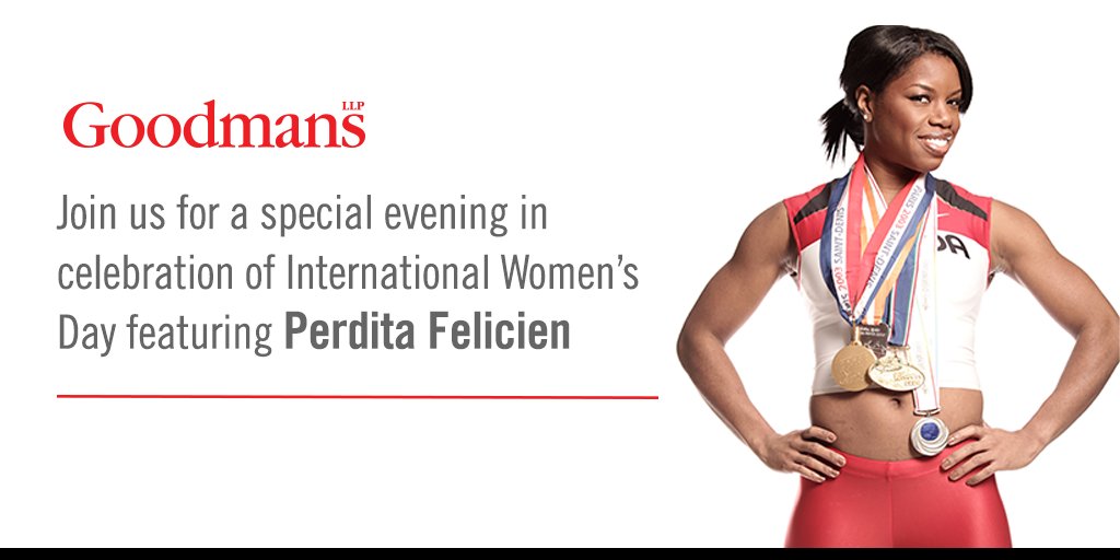 GoodmansLLP's tweet photo. Join us for a special evening in celebration of International Women's Day featuring @perditafelicien
#IWD2020 #EachForEqual 
More details: https://t.co/vfjABaSrCS https://t.co/PAA79jiy6X