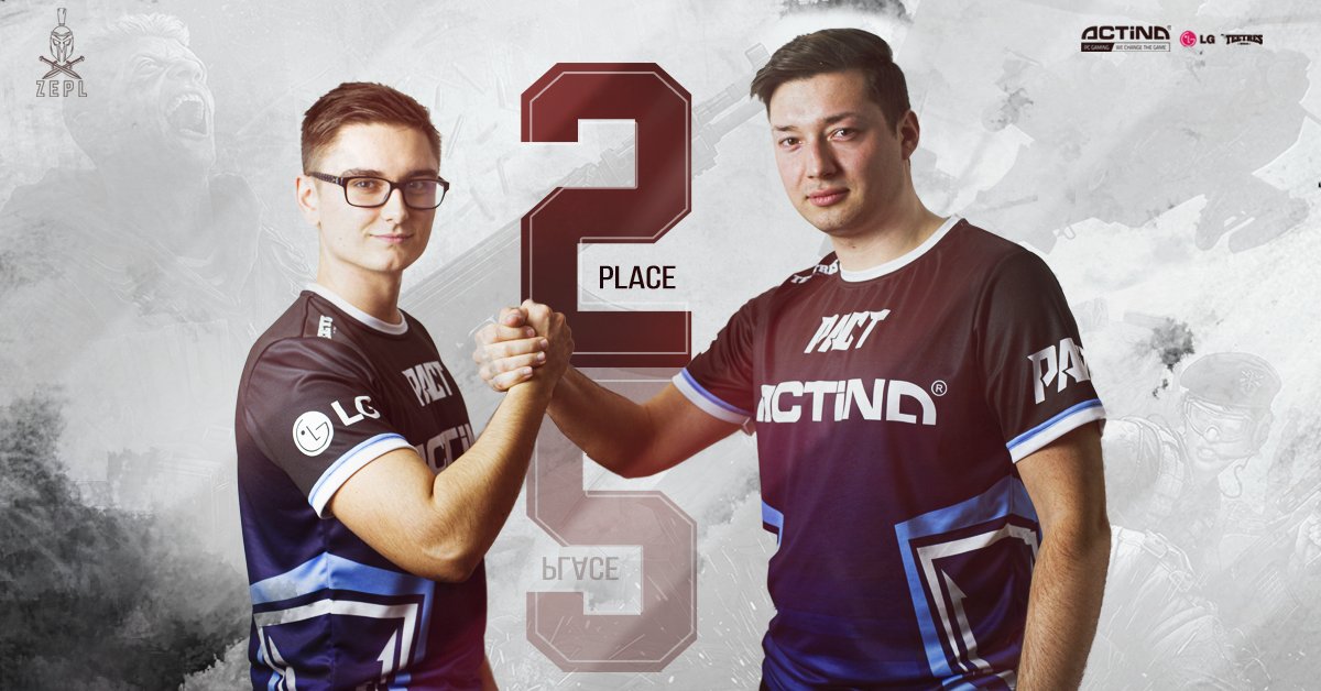 We finished in second place in Zula Europe Pro League Winter Split.

#PACTit #ZEPL