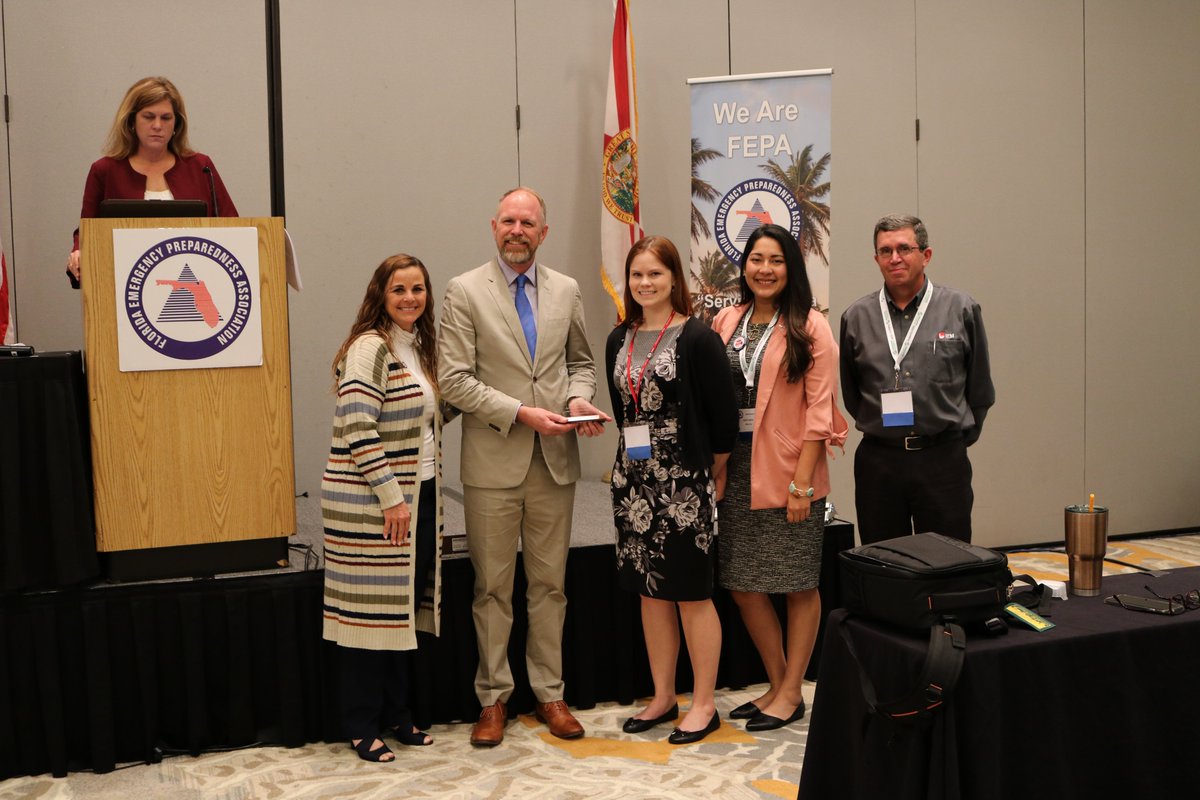 IEMNews's tweet photo. #IEM is a proud recipient of @FEPA_FL’s 2020 Corporate Award, for contributions to the #emergencymanagement community in #florida. Bryan Koon, VP of #homelandsecurity and #EM, received the award on IEM’s behalf.
#FEPA20 #FEPA #Floridarecovery #disastermanagement #thankyou https://t.co/62lDFxk7D0