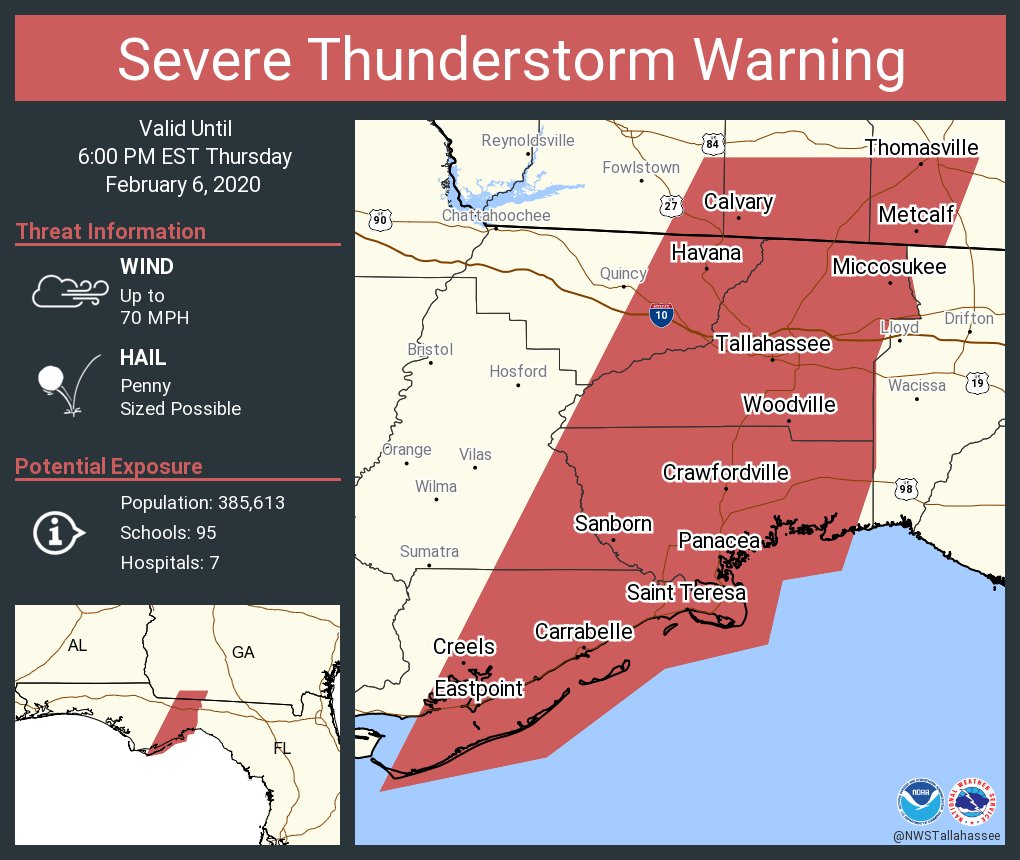 NWS Tallahassee tweet media