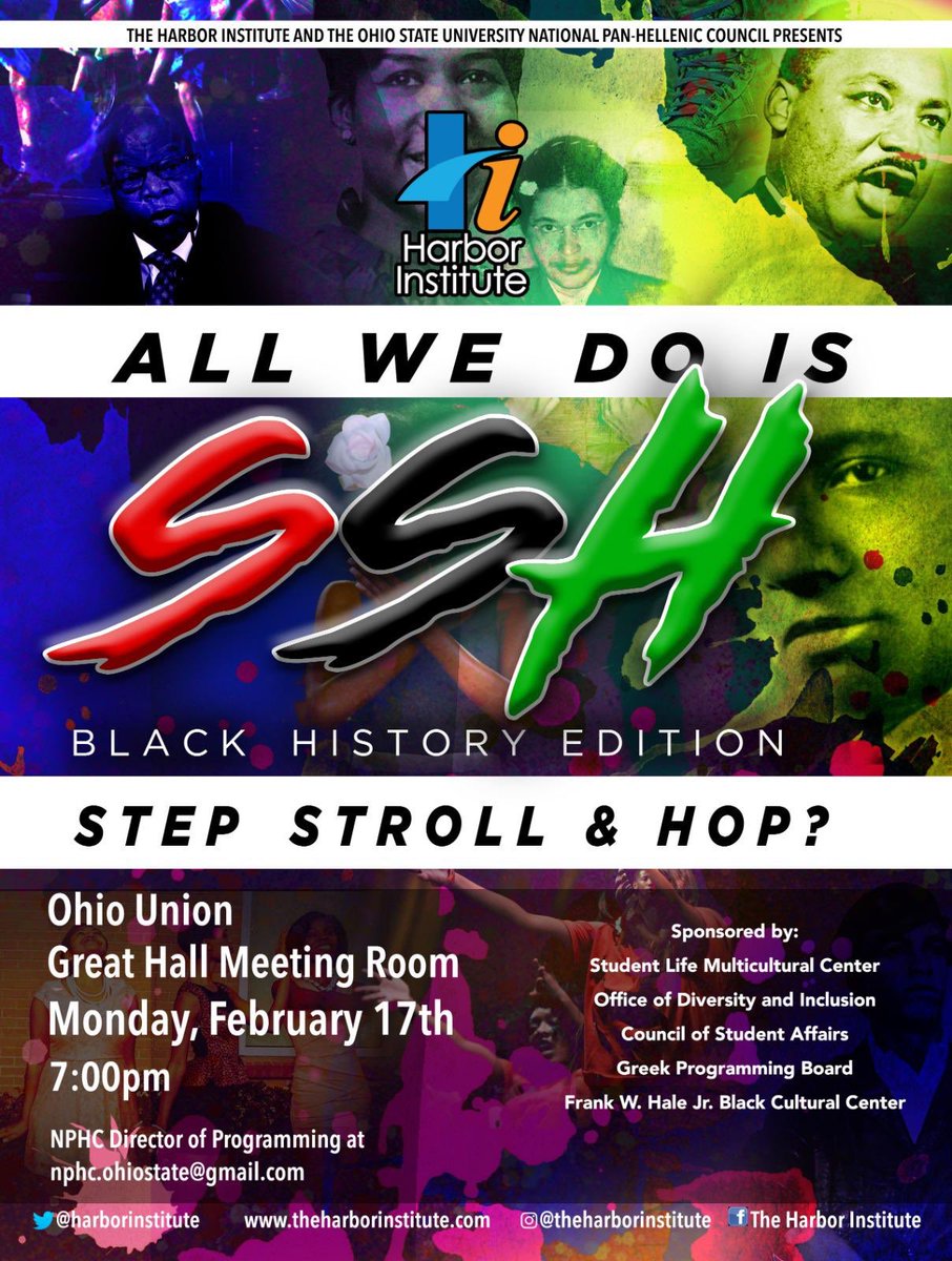 ohiostatenphc's tweet photo. Come out and learn more about the history and traditions of the Divine Nine on February 17, 2020 at 7:00pm . This is a public, community wide event to educate the campus community about the historical foundations of our Black Greek Lettered Organizations.
#Divine9 #osucommunity https://t.co/4nNcFjNhir