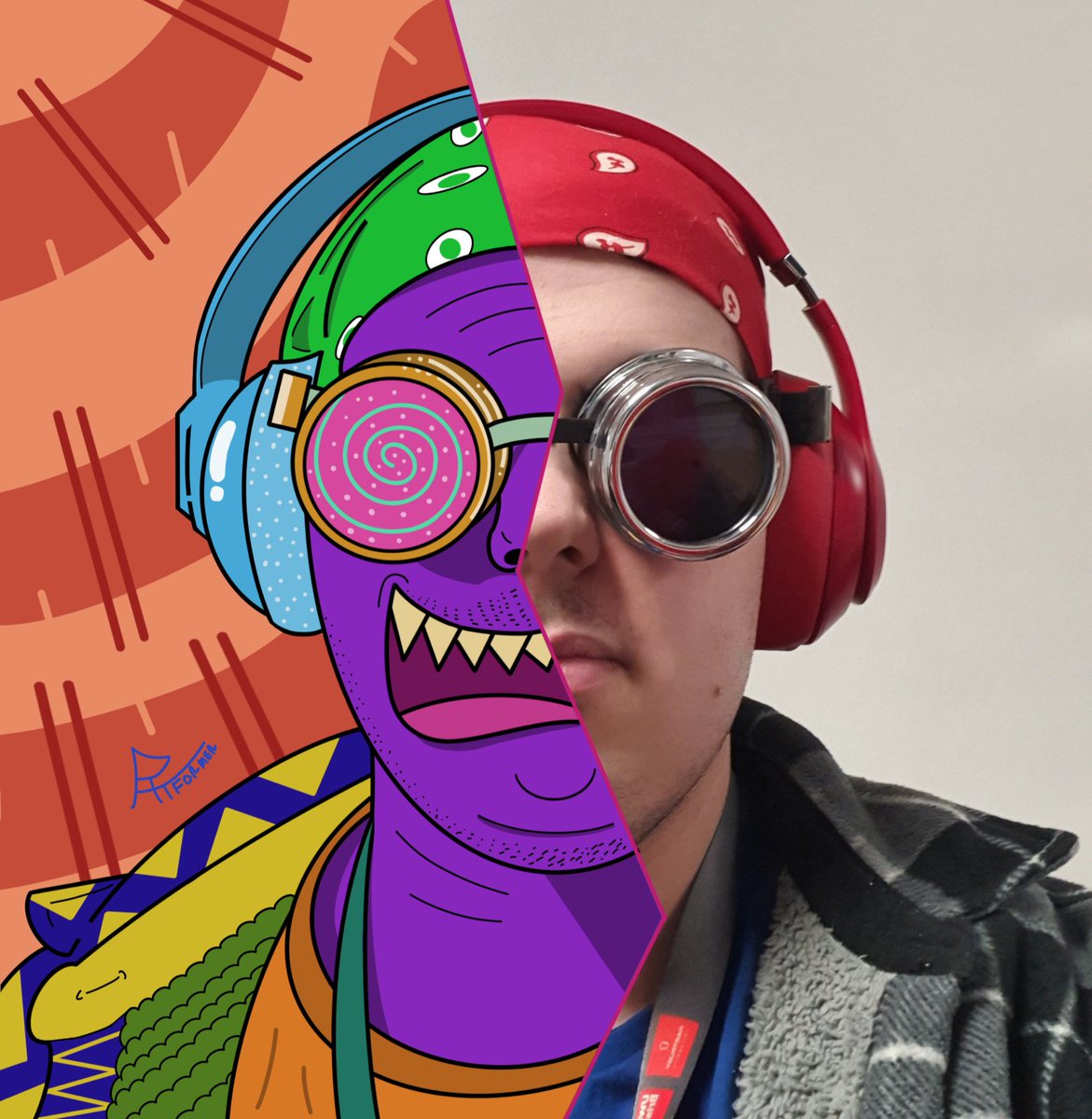 PATFORMER's tweet photo. More Toonme stuff. #toonme #toonme2020 #memes #funny #irl #me #people #halfreal #insane #mad #crazy #weird #drawings #digitalart #procreate #ipad #ipadpro #colour #color #background #psychadelic #lineart #illustration #potrait #sketches https://t.co/2nBPRzjw8S