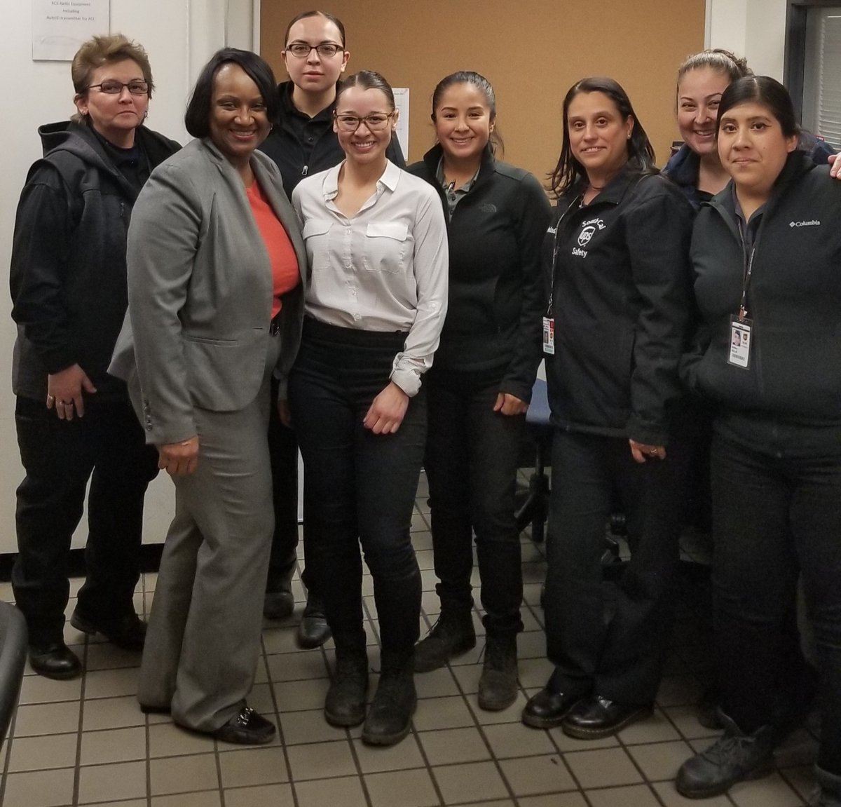 #socalsous the Mighty Women from the Grande Vista Hub standing alongside Trina &amp; Melinda  <a href="/UPS_WIO/">UPS Women in Operations</a> @SouthCalUPSers <a href="/divine2wincom/">Trina Norman</a> <a href="/jrindafernshaw/">Fern Shaw</a> <a href="/melirere/">Melinda Herrera</a> #SoCalSoSafe <a href="/ExperienceUPS/">Experience UPS</a> <a href="/SafetyGv/">GV FIRE SAFETY SOLUTIONS</a> <a href="/eliaa_luna/">Elia Luna</a>
