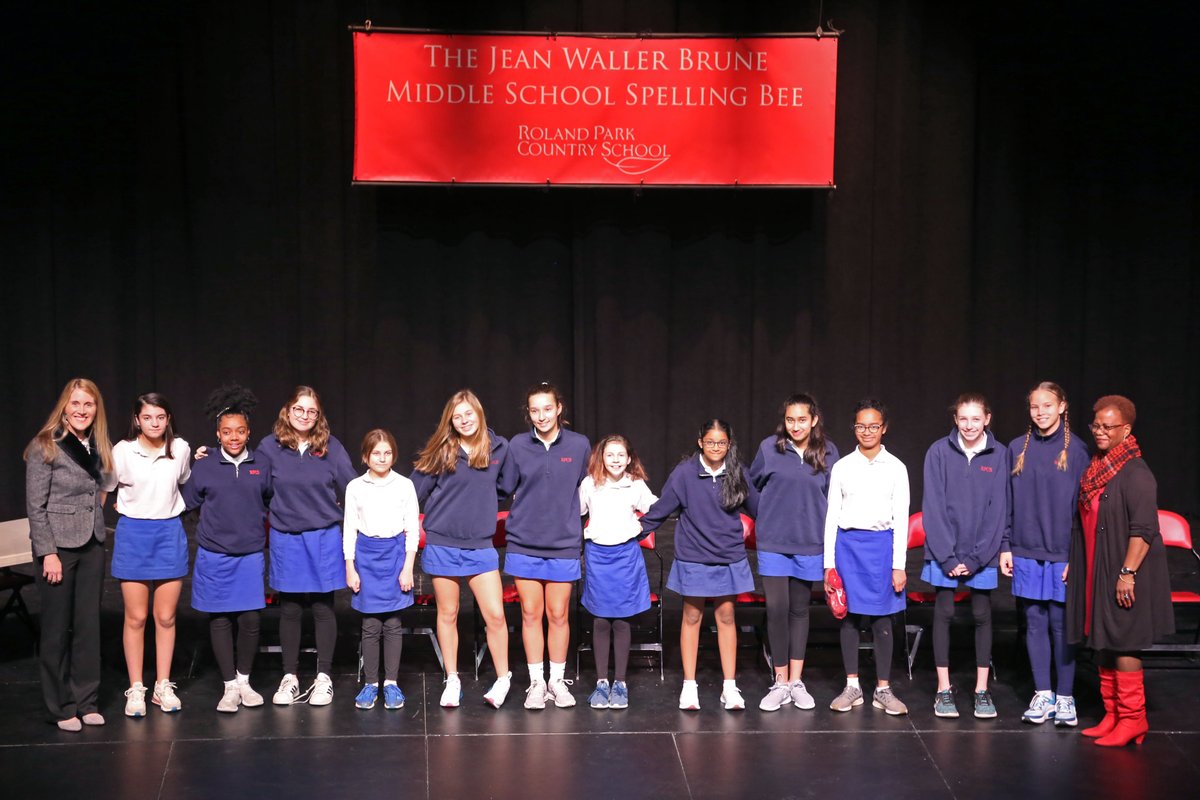 RPCSTweets's tweet photo. C-O-N-G-R-A-T-S to Lily High, 2025 – our 2020 champion of The Jean Waller Brune Middle School Spelling Bee! Also, a big congrats to 2020 reserve champion Krisha Gandhi, 2025, as well as all of the finalists who competed in the Bee this week! #RPCSpride #RPCSmiddleschool https://t.co/R3WKpvV4wo