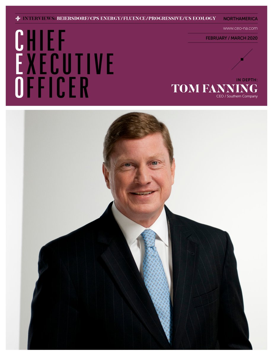 As <a href="/SouthernCompany/">Southern Company</a> moves into 2020, I had the opportunity to talk with <a href="/CEO__NA/">CEO Magazine North America</a> to reflect on significant changes to our business over the past decade that are leading to our major successes. bit.ly/2Spgtz6