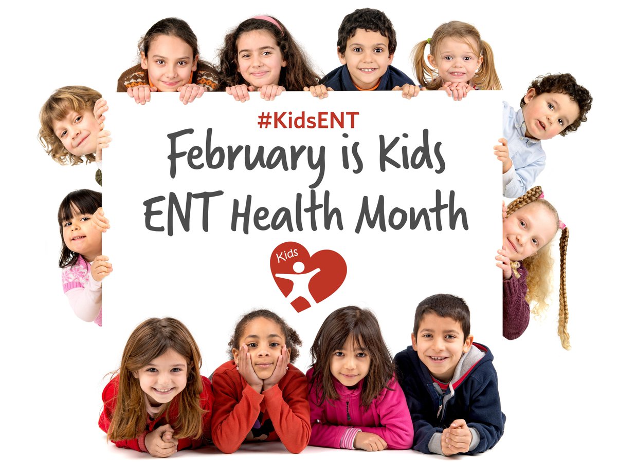 AAOHNS's tweet photo. February is #KidsENT Health month. Help spread the message. https://t.co/EQXtg7KKr0 https://t.co/oEaG5Lc6R8