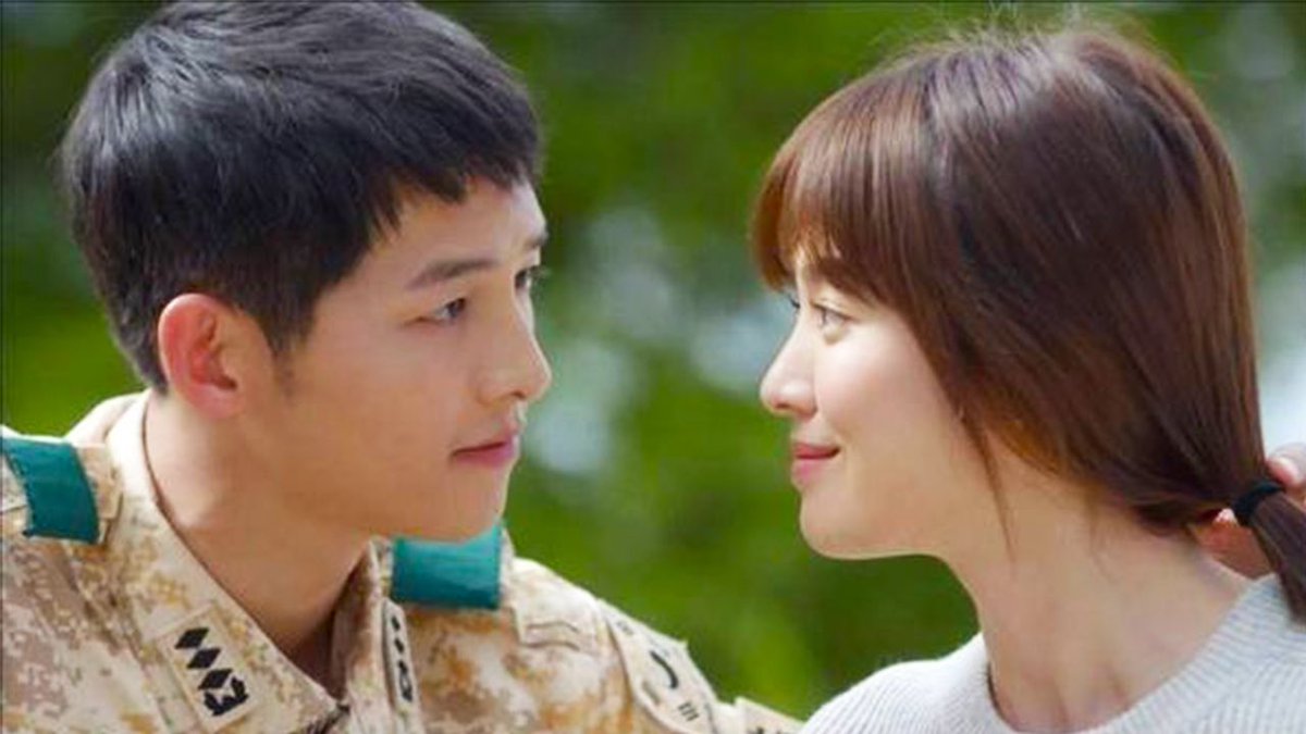 21. Of course, will never forget, Beauty and Big Boss, Captain Yoo Si Jin and Dr. Kang Mo Yeon of  #DescendantsOfTheSun (2016) #SongJoongki #SongHyeKyo