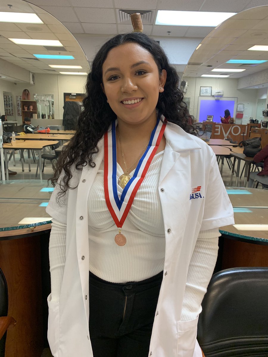 Congratulations to Marisol Rodriguez of Tri-Cities High School for winning 1st Place in Esthetics at the regional SkillsUSA competition! 👏🏼 #FultonEducationFoundation Photo courtesy of <a href="/fultoncoschools/">FultonCountySchools</a> Twitter Page