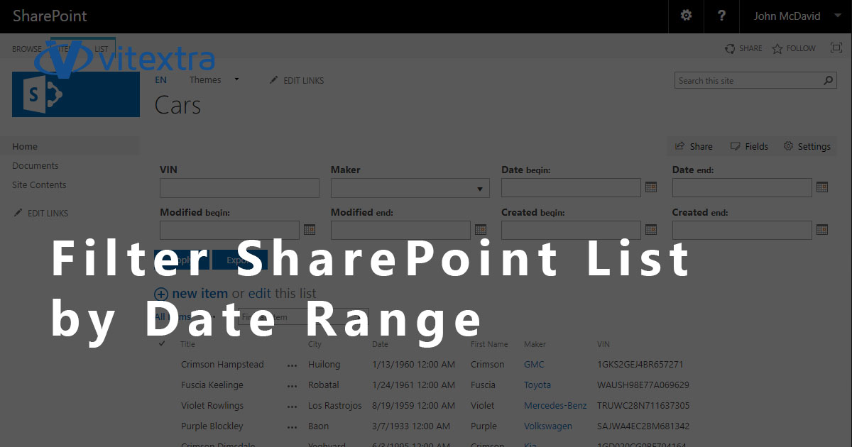 vitextrasoft's tweet image. Filter SharePoint List by Date Range
vitextra.com/en/support/kb/…
#SharePoint #WebPart