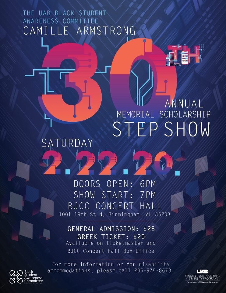 16 Days Left til Showtime 🤫 Don’t wait to get your tickets , get them NOW ! Don’t miss out on the best Step Show #uab23 #uab22 #uab21 #uab20 #bsacatuab
