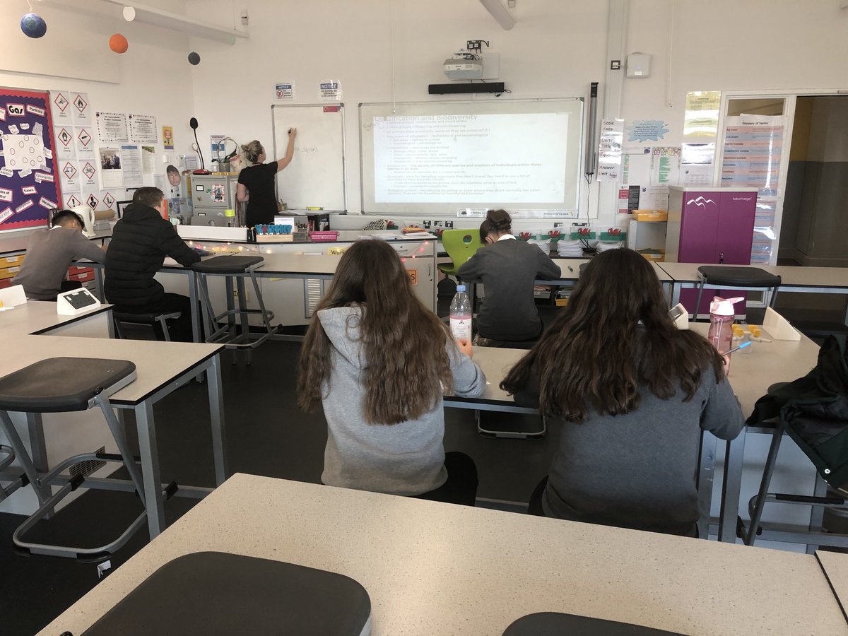Lots of hard working pupils in Biology Revision this evening ☺️