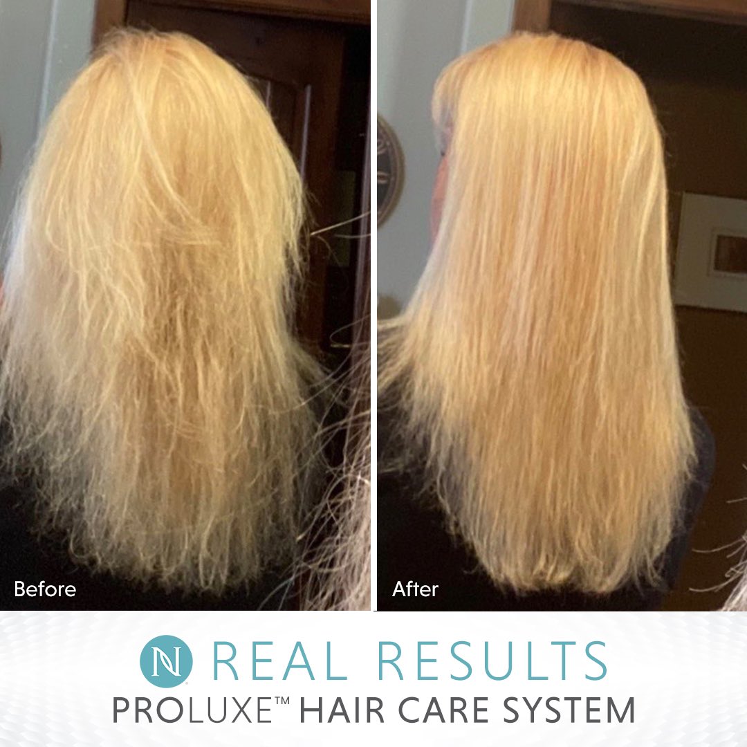 AnnaKunkleman's tweet photo. It’s time to love your hair again! Check out these Real Results Brand Partners and customers have shared after using Neora’s ProLuxe™ Hair Care System—coming this Spring! 
My hair is loving this treatment 👏🏻👏🏻👏🏻👏🏻 https://t.co/FWjX1eGuqe