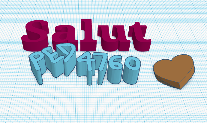 ShaimaDridi's tweet photo. Salut les amis, je partage avec vous mon oeuvre que j'ai créé sur tinkercad #PED4760 https://t.co/53govp1EeG