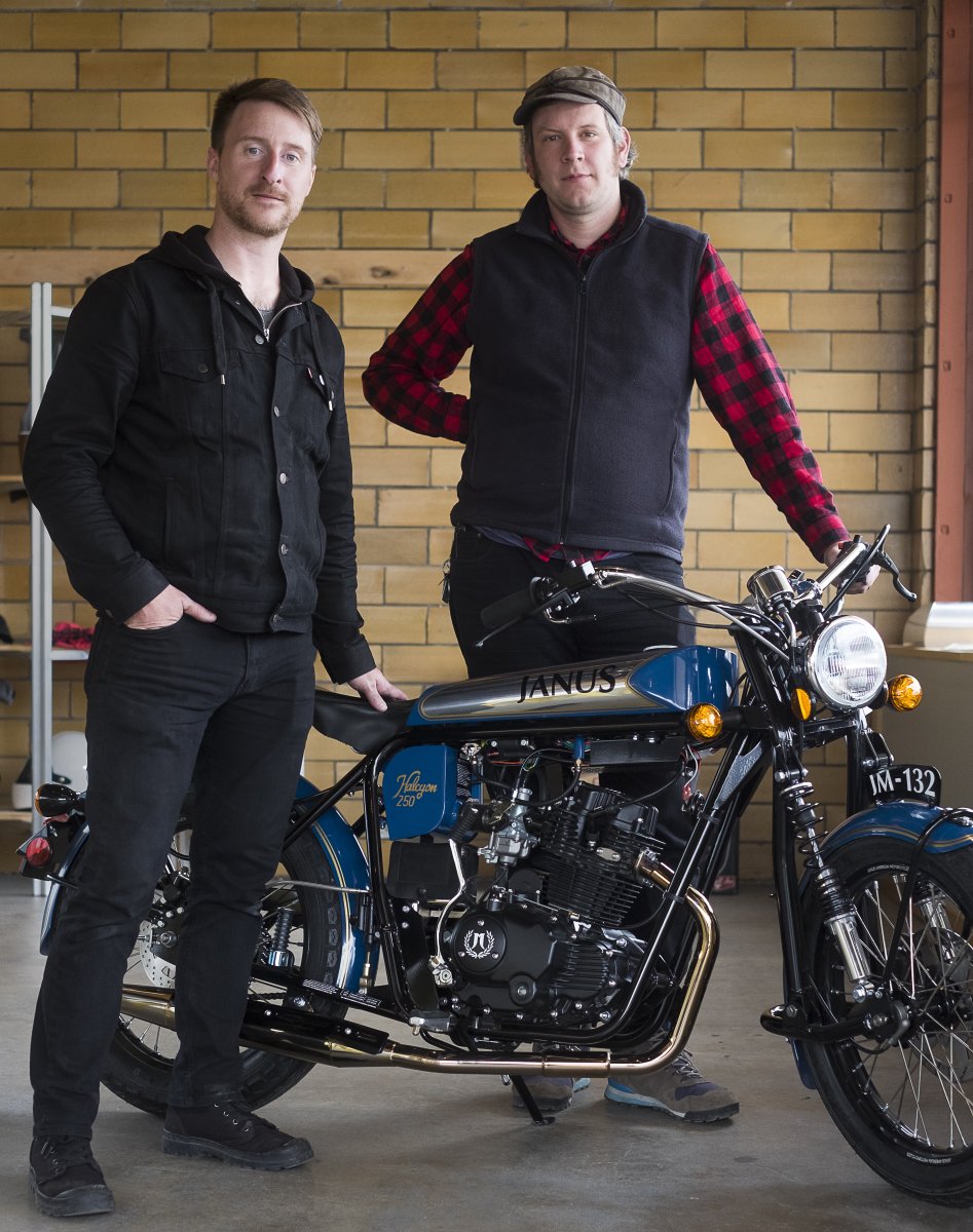 On the latest #PitPassMoto meet co-owners of <a href="/janusmotorcycle/">Janus Motorcycles</a> Devin Biek &amp; Richard Worsham. They discuss why they make "simple, beautiful machines that are a joy to own and ride." 

Click the link to listen and subscribe: ecs.page.link/2oyf6 

#motorcycles #moto #bikelife