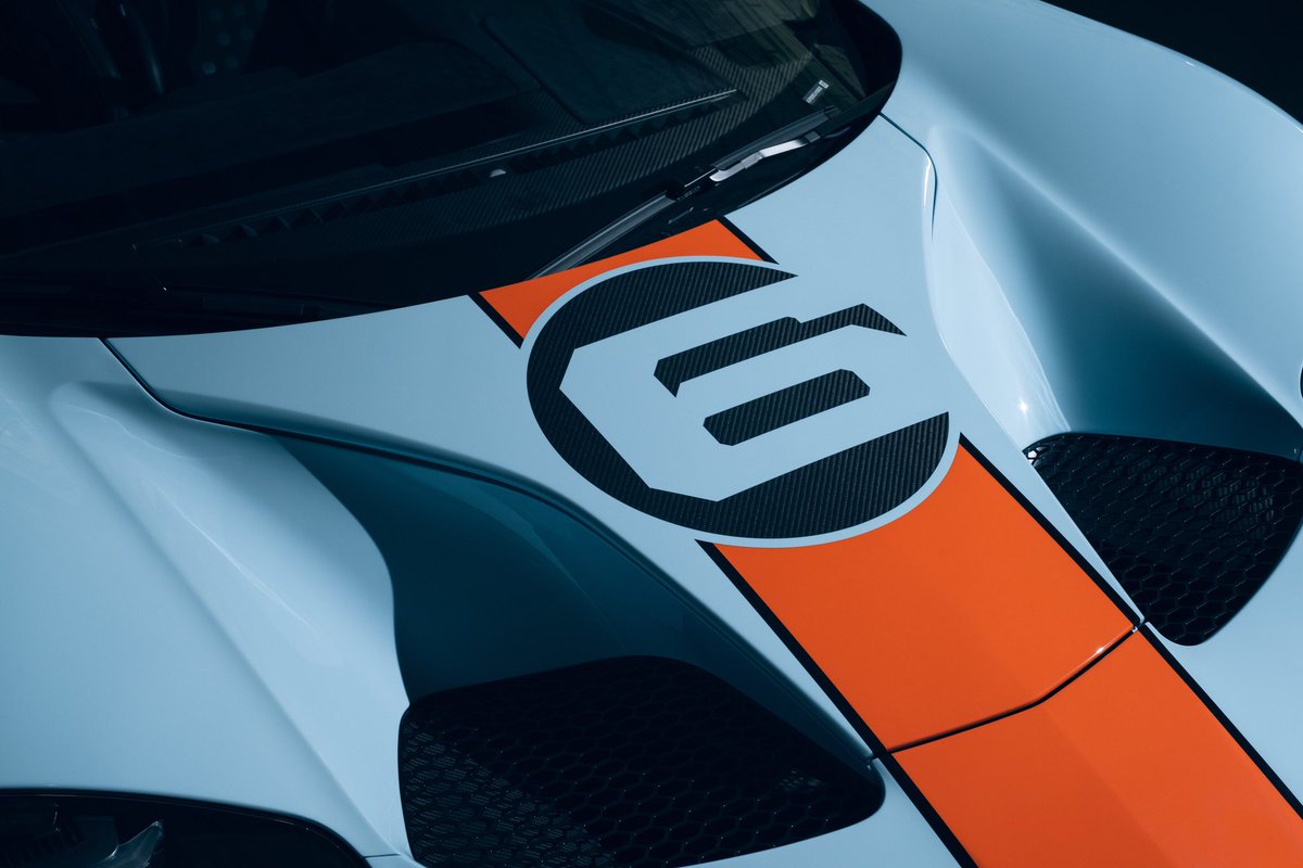 FordRacing's tweet photo. The 2020 #FordGT Heritage Edition pays homage to the back-to-back Le Mans winning chassis No. 1075, who took the checkered flag in 1968 and 1969. https://t.co/lUgCvqah3D