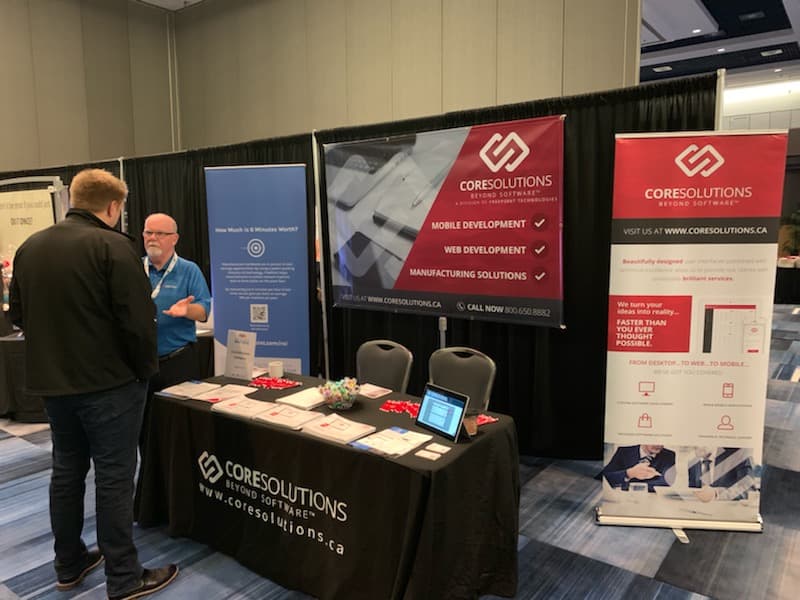 CoreSolution's tweet image. Whether we’re in the office or on the trade show floor – we love teaching #BusinessOwners about the power of customized #SoftwareSolutions!

#LdnOnt #CustomSoftware #Technology #Innovation