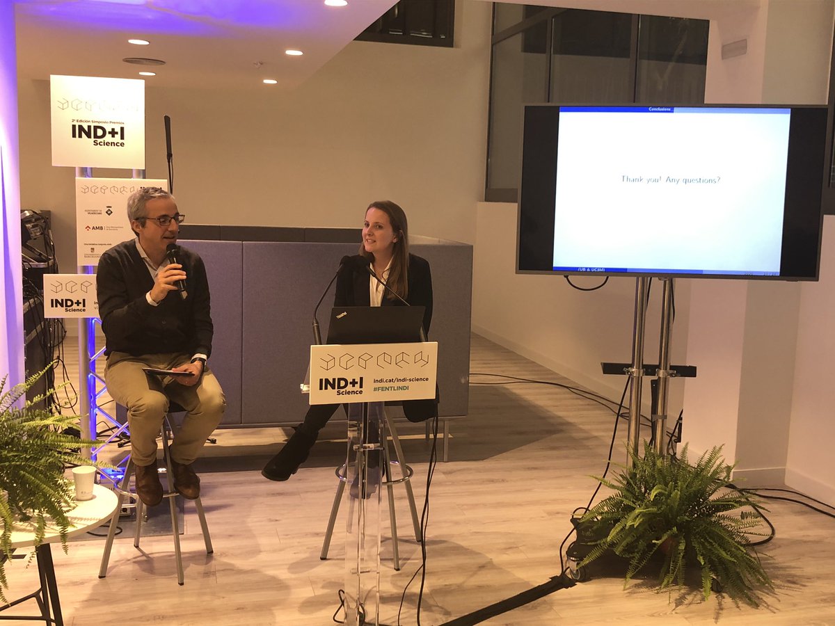 INDI_viladecans's tweet photo. Entrevista por parte de Carles Rivera, coordinador gerente del Pacte industrial de la regió metropolitana de #Barcelona que ha patrocinado el premio "Industria verde para el crecimiento sostenible" #INDISCIENCE #FENTLINDI https://t.co/QiueWdFR1T