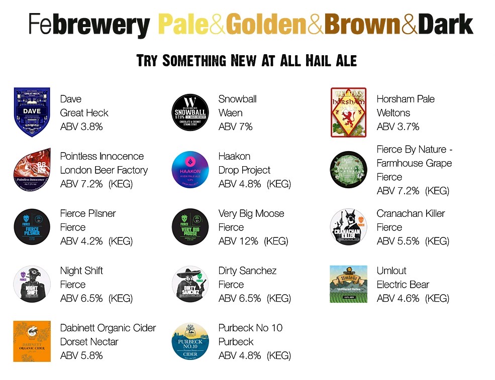 Thirsty Thursday is here at last! On the bar today! Beer Board: goo.gl/g9kvqt #febrewery @GreatHeckBrew @SuetheBrew @WeltonsBrewery @LDNBEERFACTORY @dropprojectbrew @fiercebeer @DorsetNectar @ED_CAMRA #RealAleFinder # allhailale
