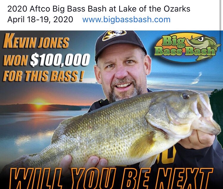 Big bass Bash presented by Aftco. Lake of the Ozarks April 18 & 19, 2020.  bigbassbash.com

#aftco #lakeoftheozarks #bassfishing #bigbass