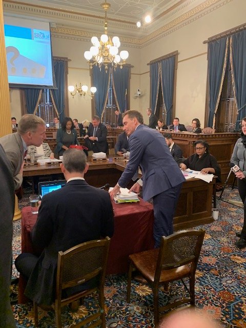 DTMBDirector's tweet photo. Great job by #MIBudget Director Kolb presenting @GovWhitmer’s budget recommendation to the legislature. Smart investments to improve education and keep #Michiganders safe and healthy. https://t.co/KHlDEFOGq1