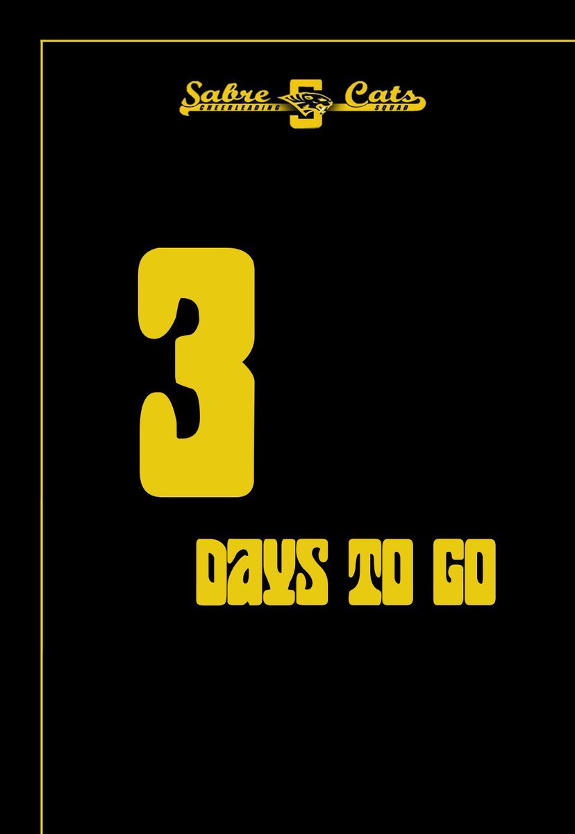 Get excited! 3 days!