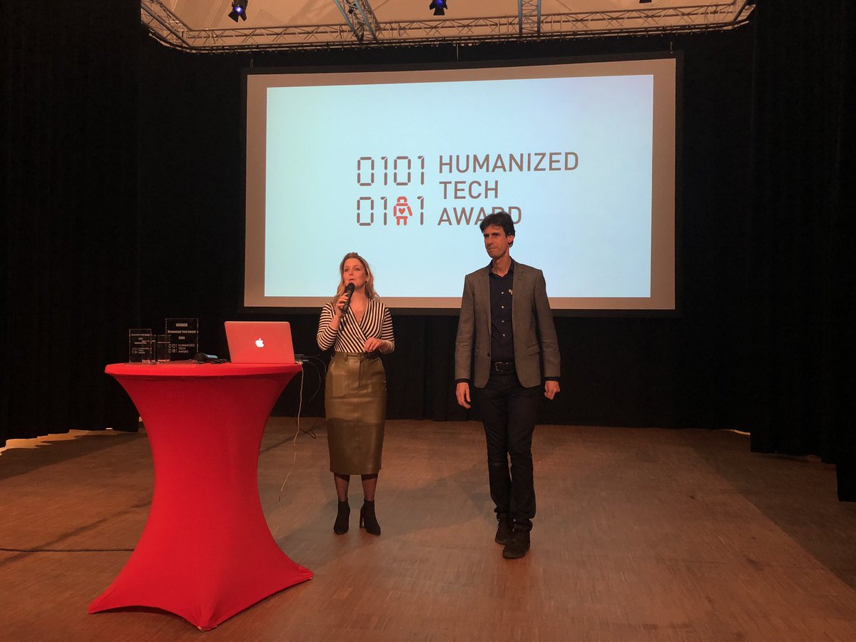 Aftrap <a href="/tech_award/">HumanizedTechAward</a> met o.a. @Tech_Randall en <a href="/TAKEaCiCi/">Cécile Cremer</a> geweldig om als jurylid een bijdrage te kunnen leveren.
