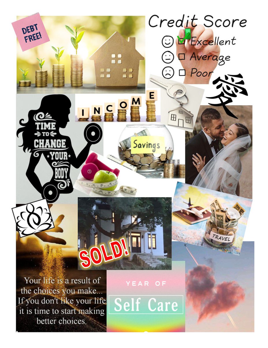 My 2020 Vision Board @TimTebow yes that’s you & your lovely wife Demi. I need that kind of love ♥️ #selfcare #love #homeowner #increaseincome #debtfree #excellentcredit #travel #Vision2020 #visonboard