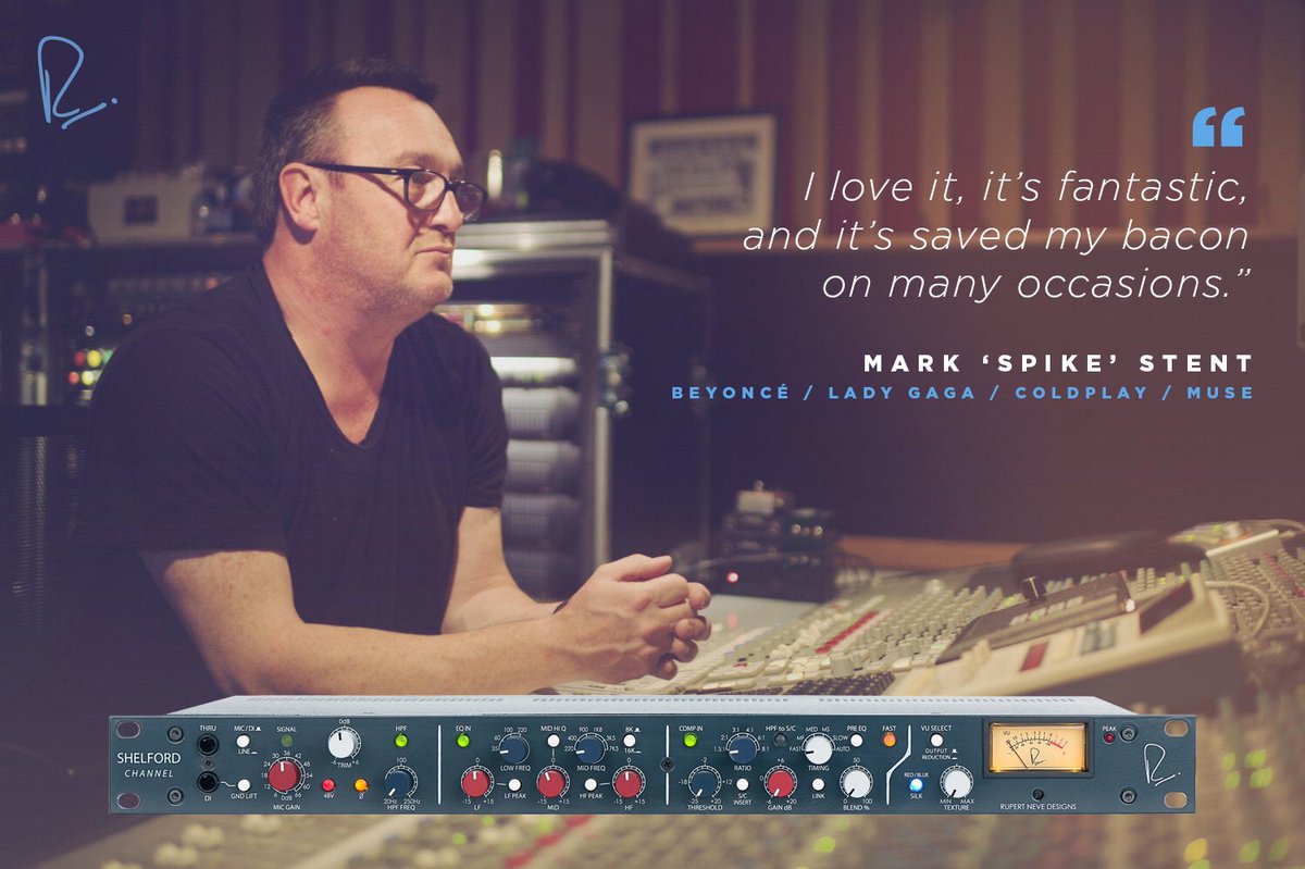 Rupert Neve Designs (@rupert_neve) on Twitter photo "I love it, it's fantastic, and it's saved my bacon on many occasions."
<a href="/markspikestent/">mark'spike'stent</a> (Beyoncé, Lady Gaga, Coldplay, Muse) on the #ShelfordChannel.
rupertneve.com/products/shelf… "I love it, it's fantastic, and it's saved my bacon on many occasions."
<a href="/markspikestent/">mark'spike'stent</a> (Beyoncé, Lady Gaga, Coldplay, Muse) on the #ShelfordChannel.
rupertneve.com/products/shelf…
