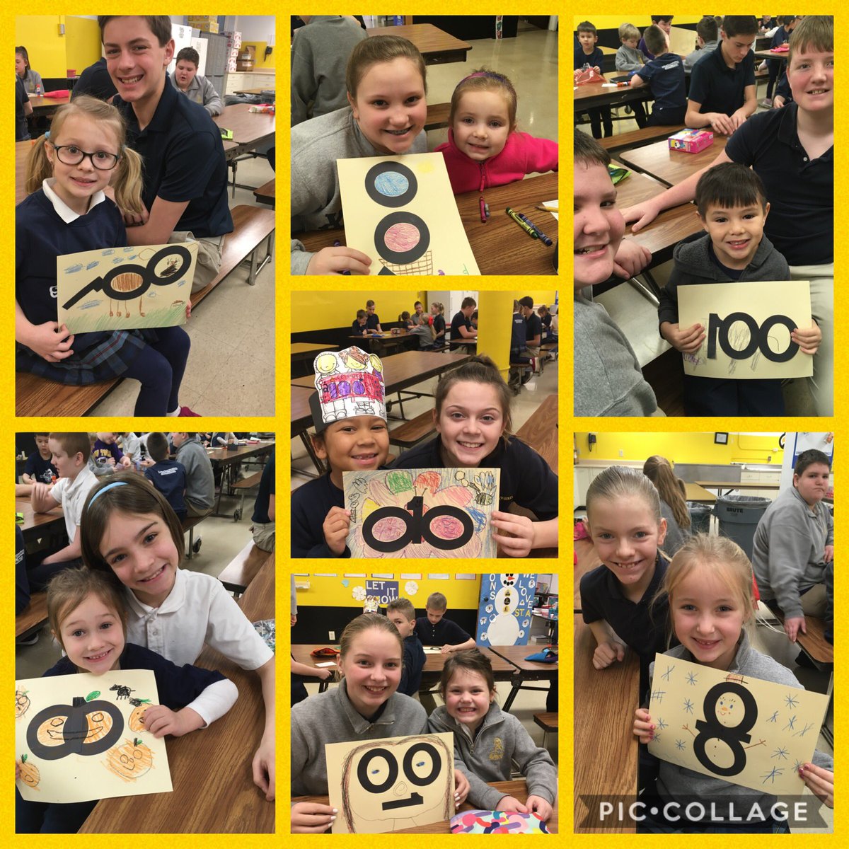 DarleneSchwab1's tweet photo. 100 Days of Learning!  100 Days of Fun! 💛🖤 @StAntoninus  @CatholicCincy https://t.co/87uUZFaHTZ