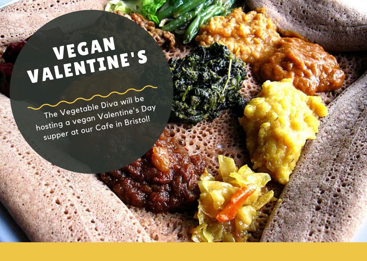 Make #Valentine’s Vegan! 🌱 We’ll be celebrating bio-diversity and sustainability at the romantic dinner at our cafe 💚 orders@thevegetablediva.com