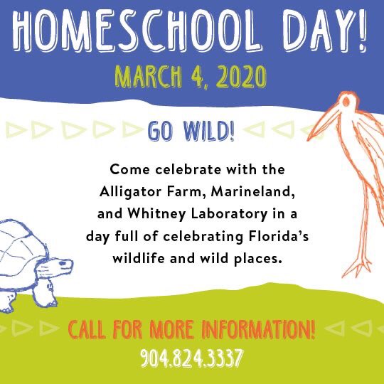 StAugGatorFarm's tweet photo. It’s happening and we’re excited! For more information, check out the links in our Profile: @StAugGatorFarm
#Homeschool #NativeFlorida #ThursdayMotivation https://t.co/xICJOIx8Vs