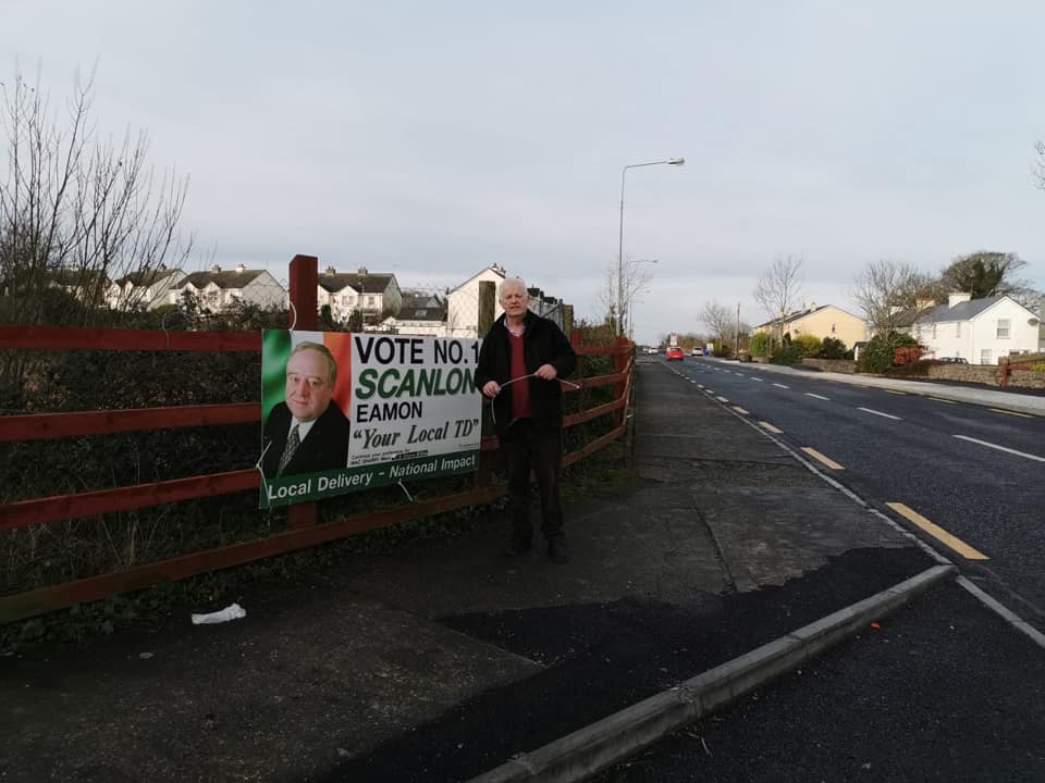 Good man Eamon Hynes, thanks for the support! #GE2020 #SCANLONno1 🇮🇪