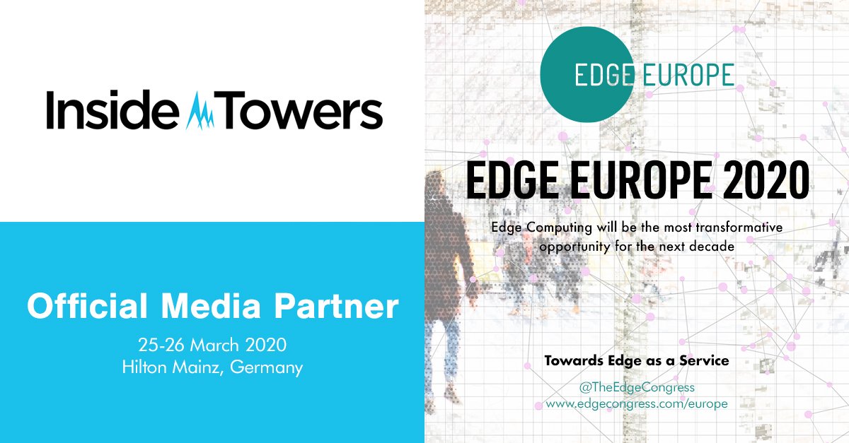 We are delighted to partner with <a href="/InsideTowers/">Inside Towers</a> for our Edge Congress Series as the wireless infrastructure industry is a key component of the rise of #EdgeComputing. Find out more: insidetowers.com