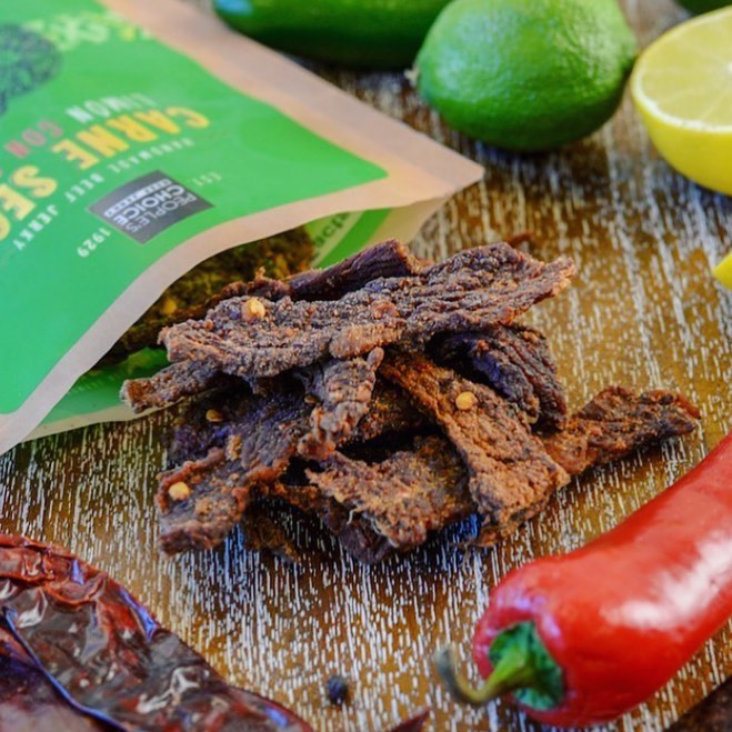 jerkysub's tweet photo. The Carne Seca Beef Jerky from @pcbeefjerky is here!! This flavor is going to blow your mind. 🤯🌶 https://t.co/q076P4fMuW