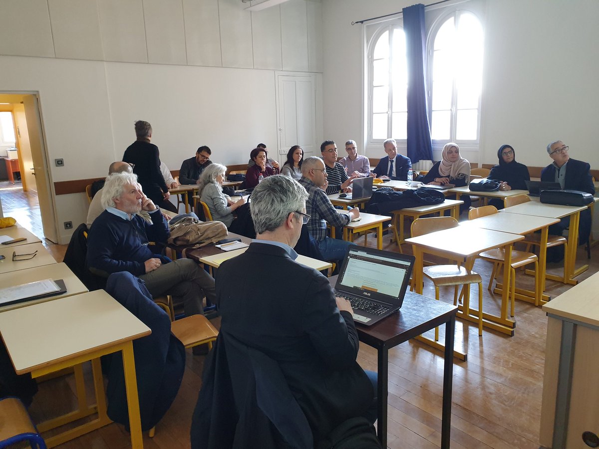 MasterMehmed's tweet photo. 2nd day Consortium Meeting MEHMED. The Environmental Change Management consideringconsidering the future employability of its students. Innovative study programs for future jobs!. @ErasmusPlus_pro #epeople #ErasmusPlus #ErasmusPlusProject #MasterMEHmed #mehmedproject https://t.co/FnJD62A4qM