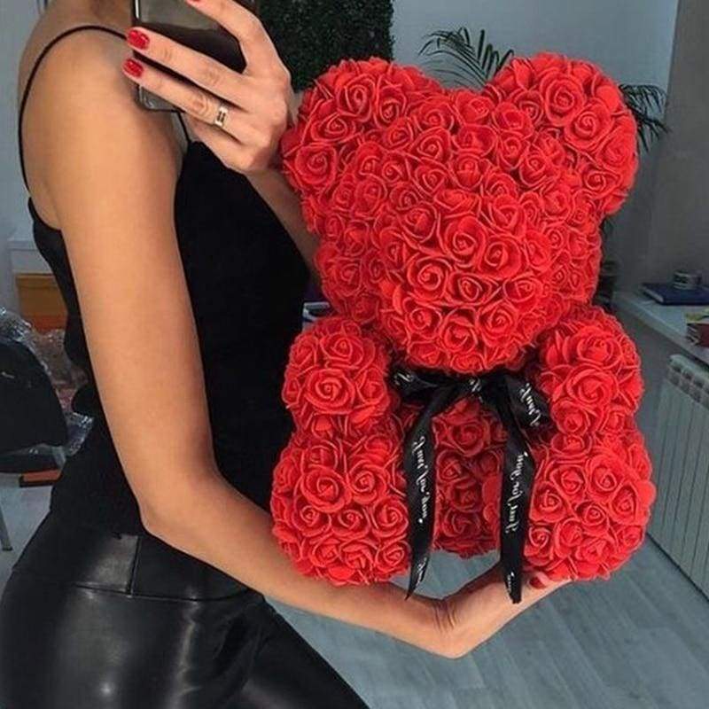 EndtimeApocalse's tweet photo. My boyfriend the sweetest, he got me a lovely rose bear for valentine. 🥰 https://t.co/fcVlLdBPdV